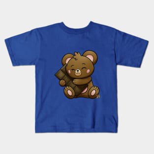 sweet milk chocolate teddy Kids T-Shirt